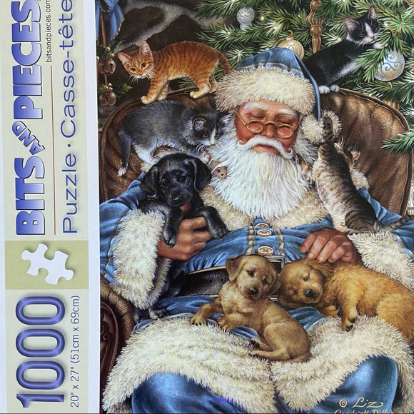 2 Bits and Pieces Christmas Jigsaw Puzzles- 1000 piece - Picture 2 of 6
